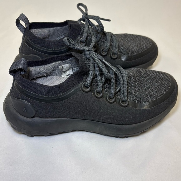 Allbirds Trail Runner SWT Women’s 7.5 Sneakers Black Grey Wool Natural Fibres - Picture 3 of 11